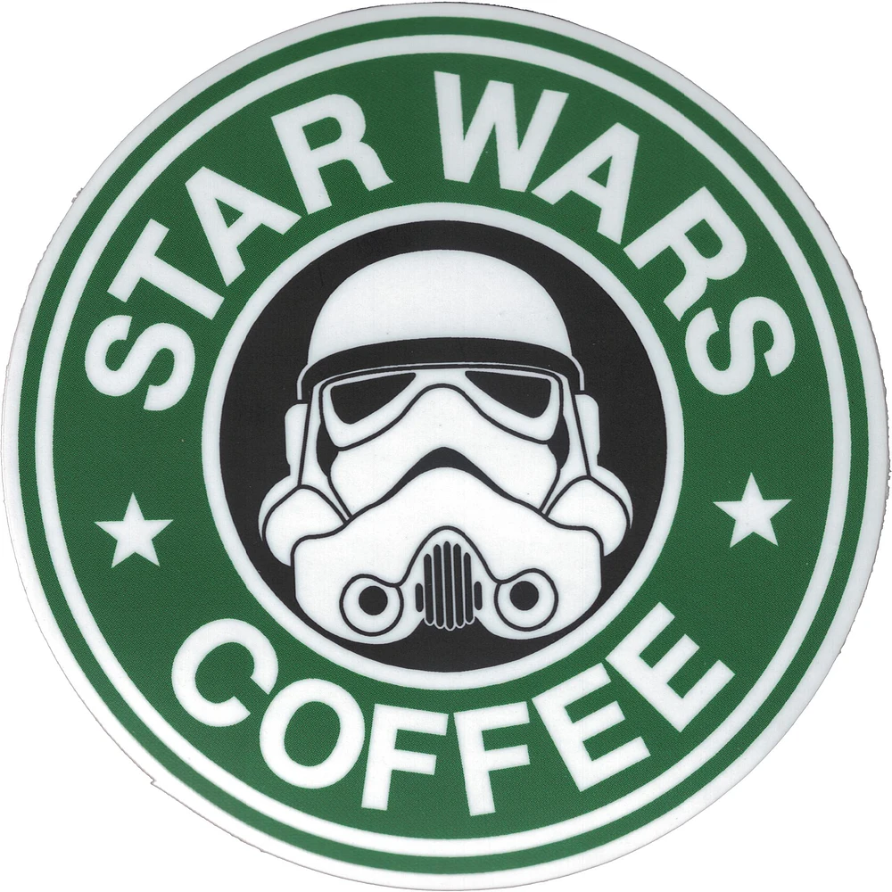 Star Wars Coffee Vinyl Sticker