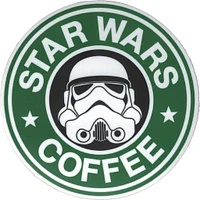 Star Wars Coffee Vinyl Sticker