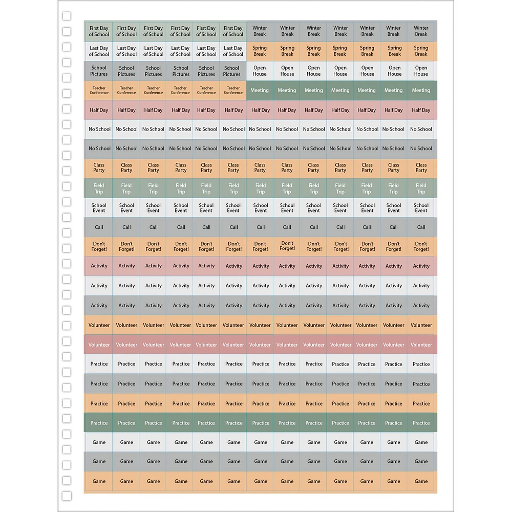 Watercolor Wonder 2025-2026 Engagement Calendar