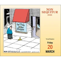 Non Sequitur 2026 Box Calendar