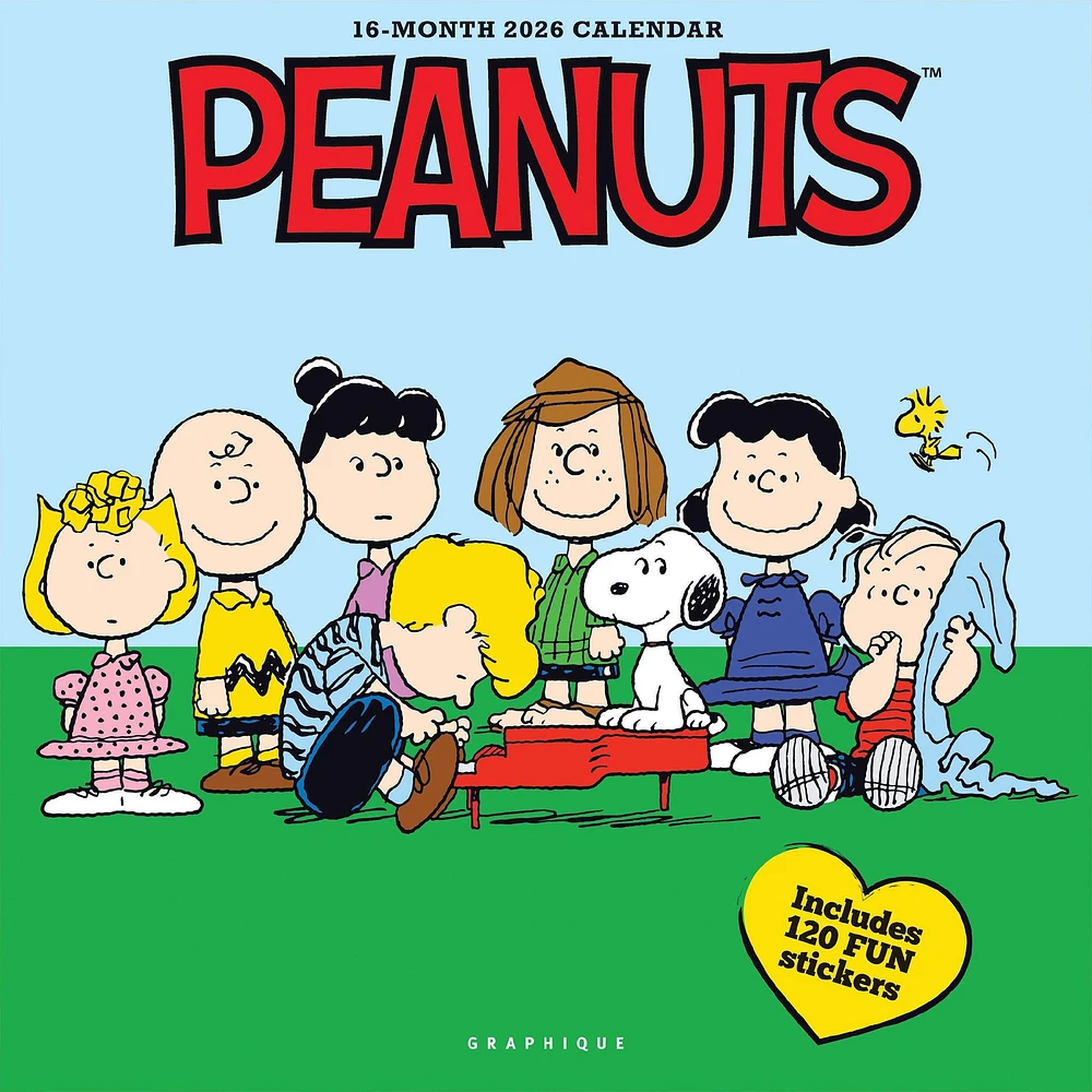 Peanuts Happiness Is 2026 Wall Calendar