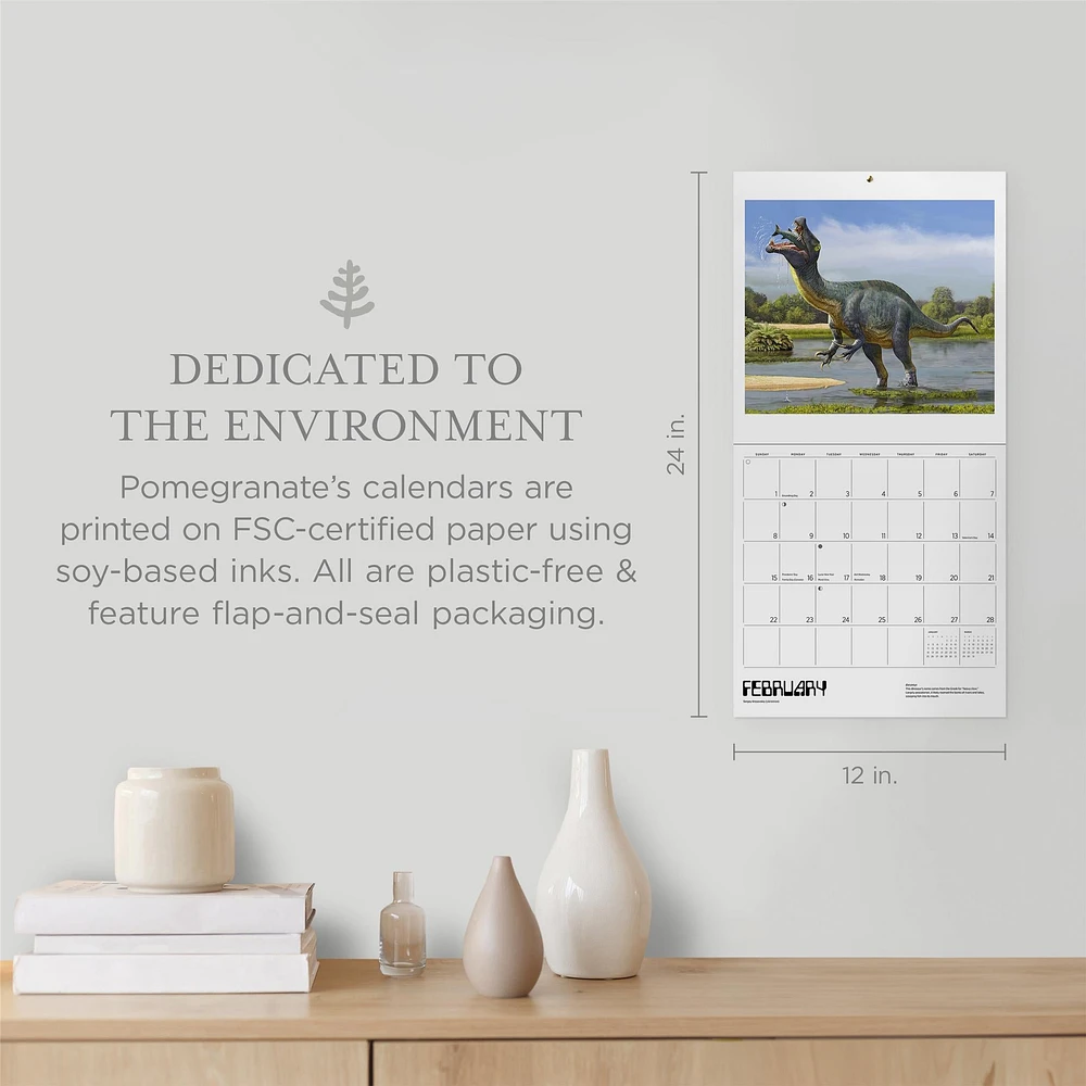 Dinosaurs 2026 Wall Calendar