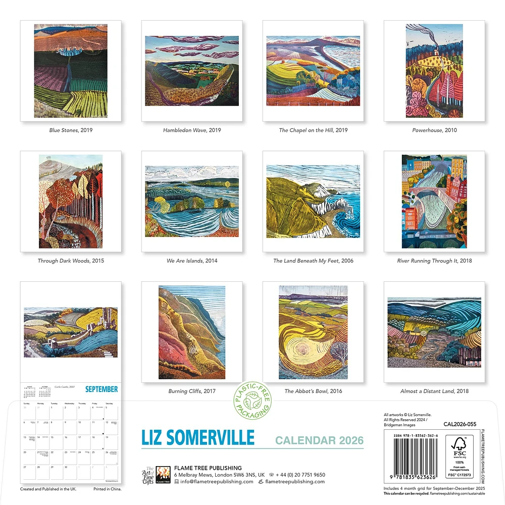 Liz Somerville 2026 Wall Calendar - Online Only