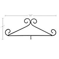 Scroll Wrought Iron Calendar Hanger
