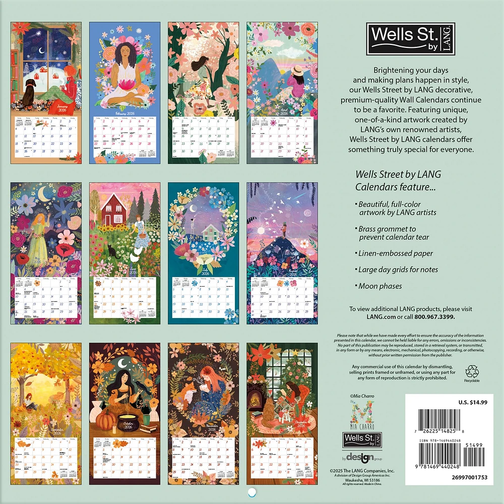 Dream, Wander, Discover 2026 Wall Calendar - Online Exclusive