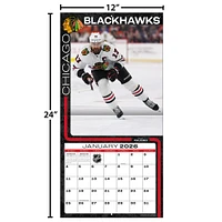 NHL Chicago Blackhawks 2026 Wall Calendar