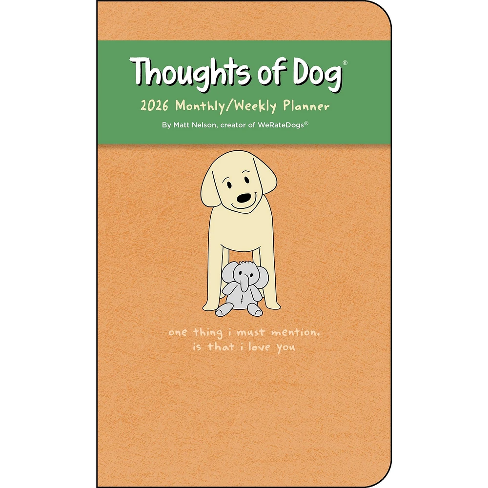 Thoughts Of Dog 2026 Engagement Calendar