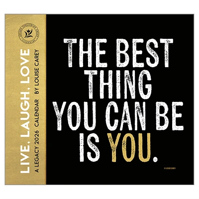 Live Laugh Love 2026 Deluxe Wall Calendar