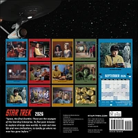 Star Trek Wall  2026 Calendar