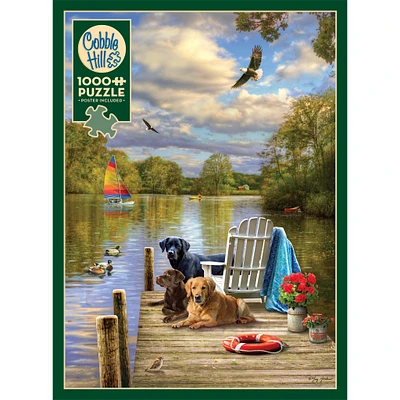 Dog Day Afternoon 1000 Piece Puzzle Cobble Hill