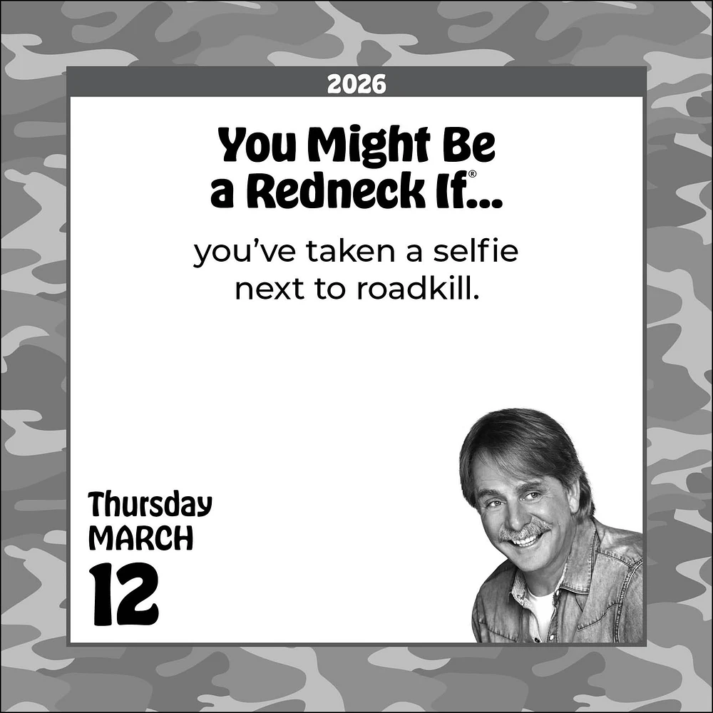 Jeff Foxworthy's You Might Be A Redneck If. . . 2026 Box Calendar