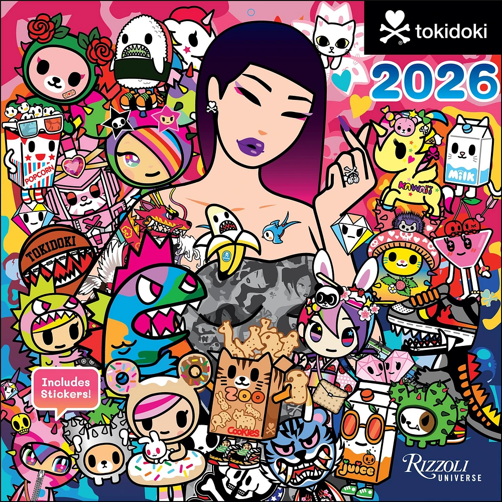 Tokidoki Wall  2026 Calendar