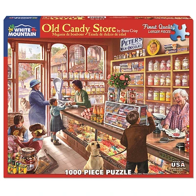 Old Candy Store 1000 Piece Puzzle White Mountain