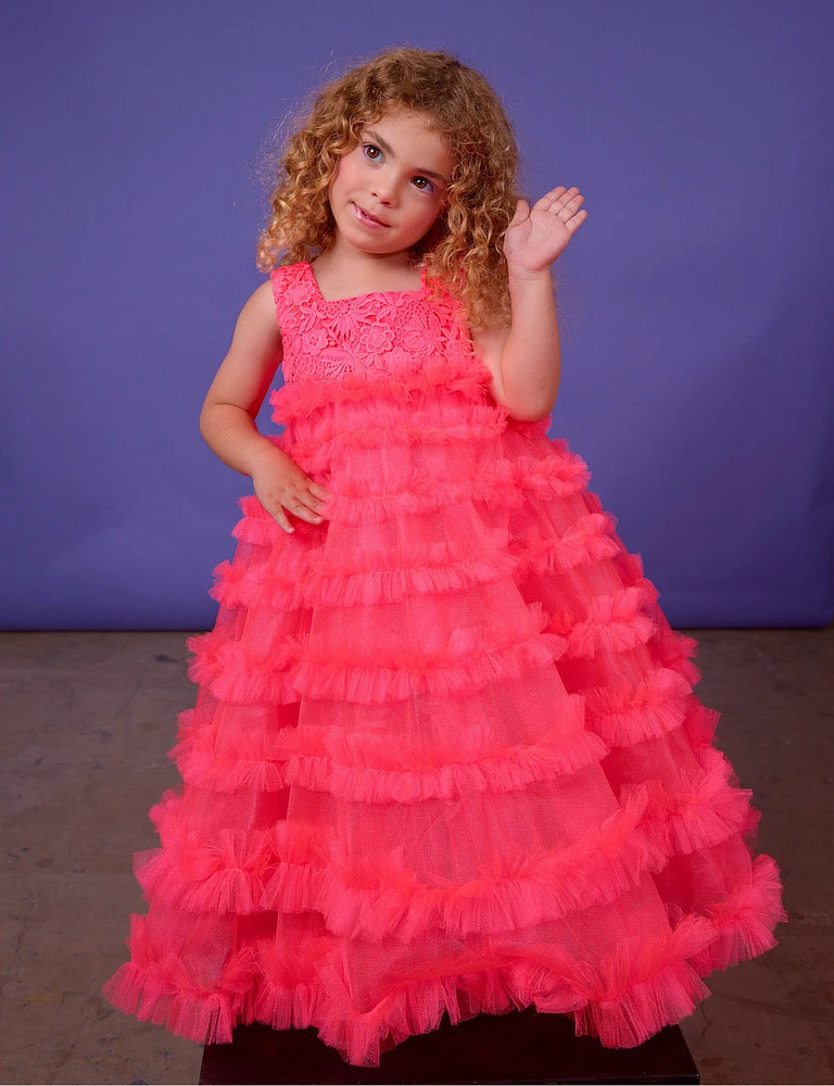 Hot pink dress