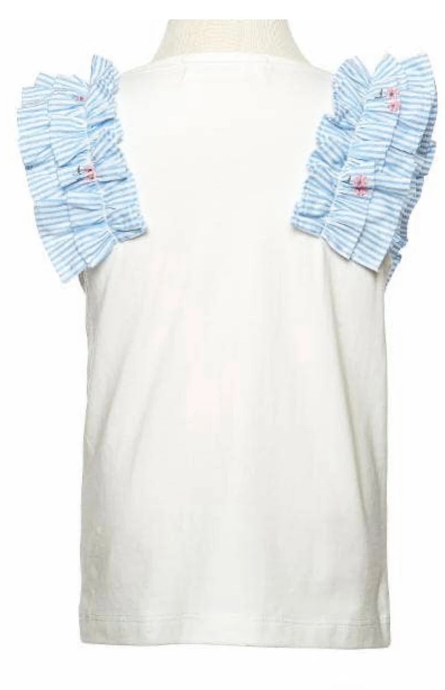 Short sleeve cotton top with shorts