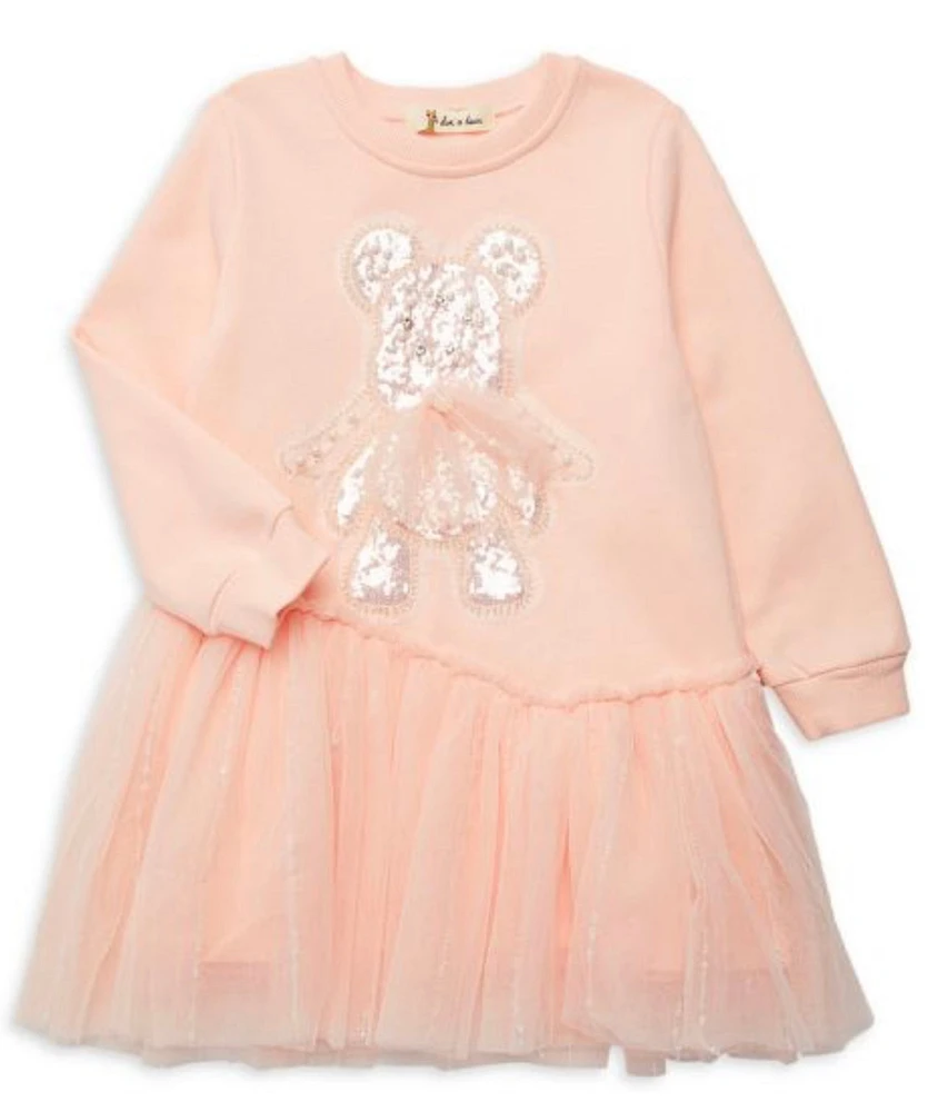 Long sleeve sweatshirt dress