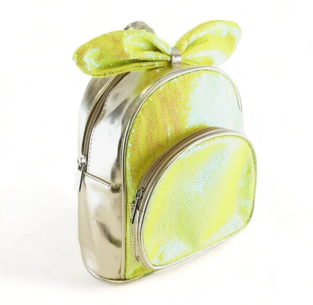 Bowtie Sequin Backpack
