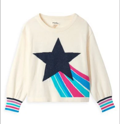 Girls Shooting Star Sweater