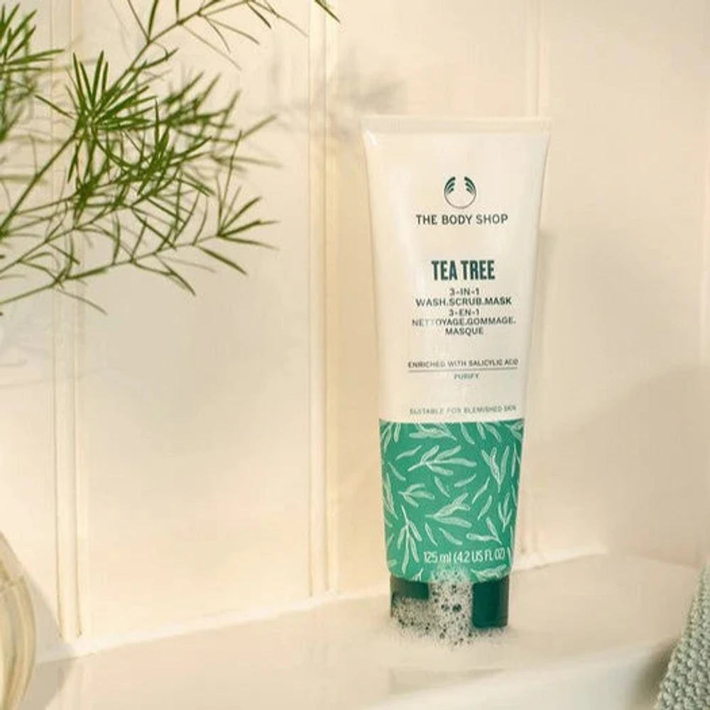 Tea Tree 3-in-1 Wash, Scrub & Mask
