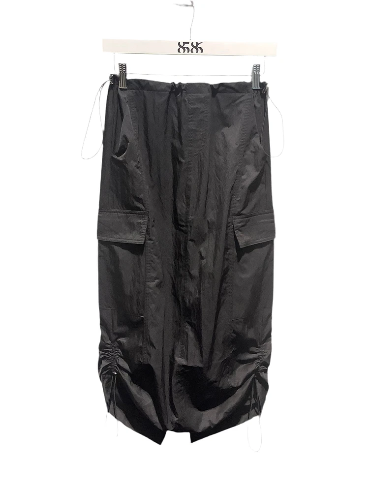 8586: PARACHUTE DRAWSTRING CARGO SKIRT