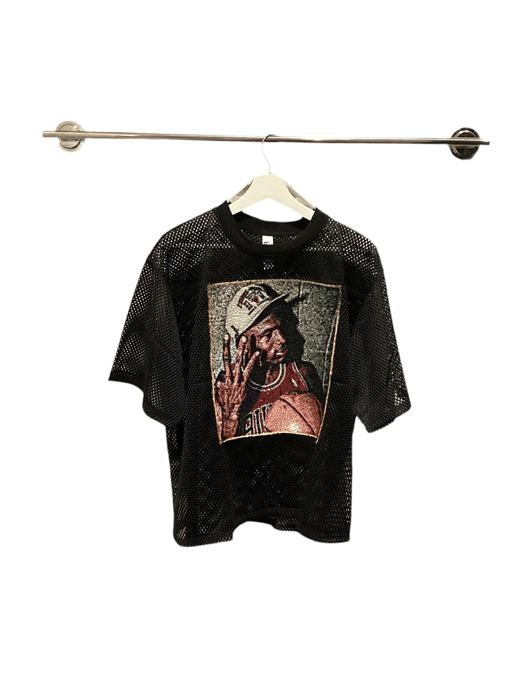 ANGEL GENTLE: TAPESTRY JORDAN CHAMPIONSHIP MESH TOP