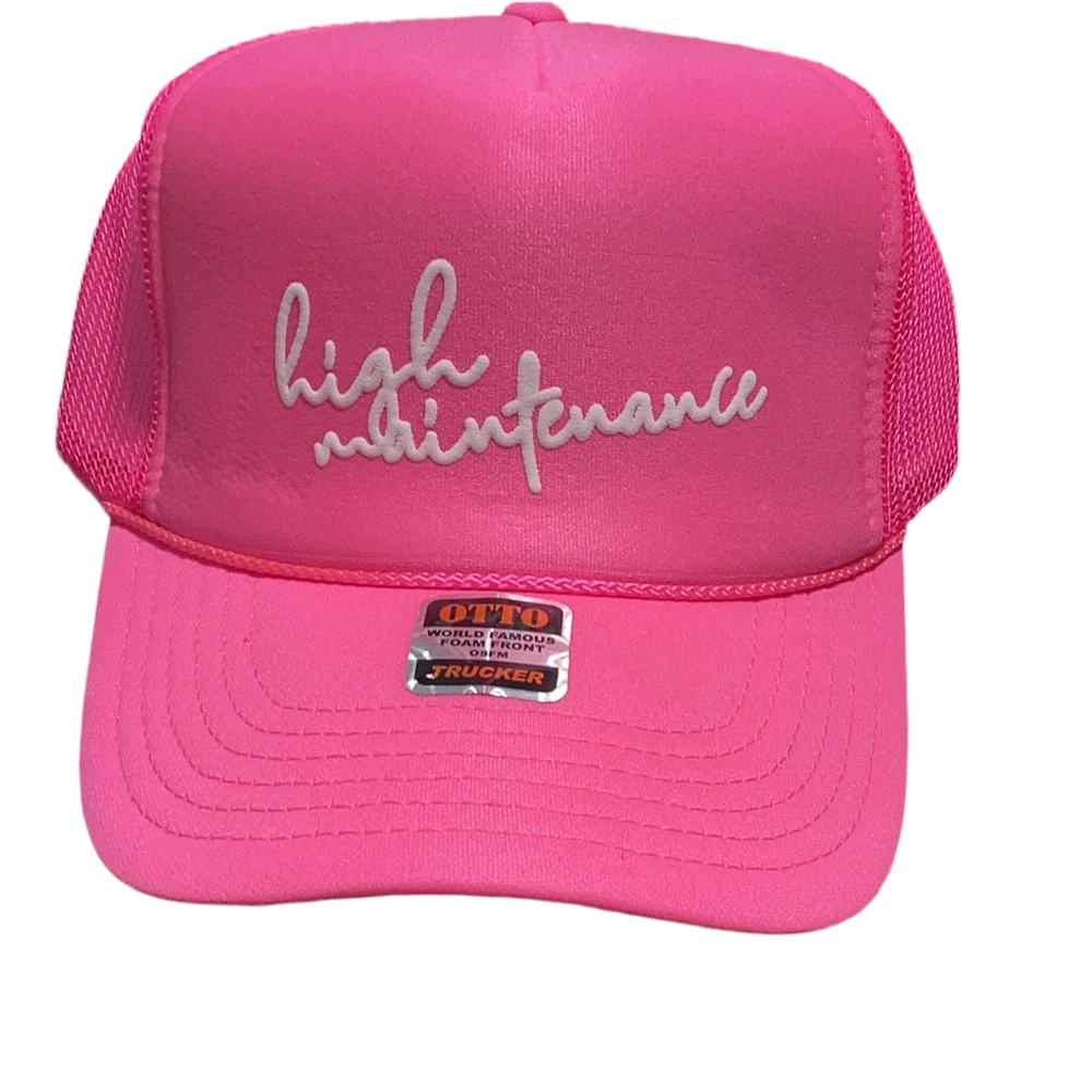 HIGH MAINTENANCE TRUCKER HAT