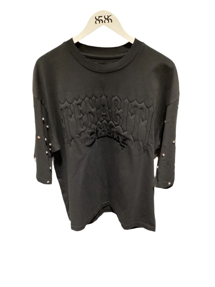 TENACITI: EMBOSSED PEARL SHIRT