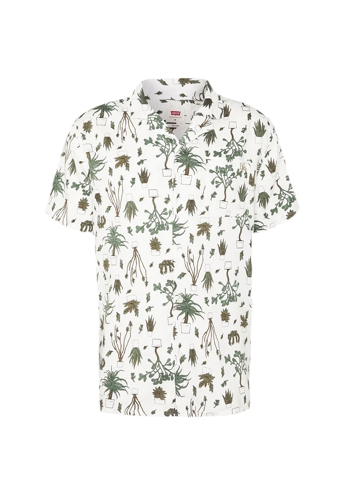 LEVIS: CUBANO CACTUS PRINT SHORT SLEEVE SHIRT