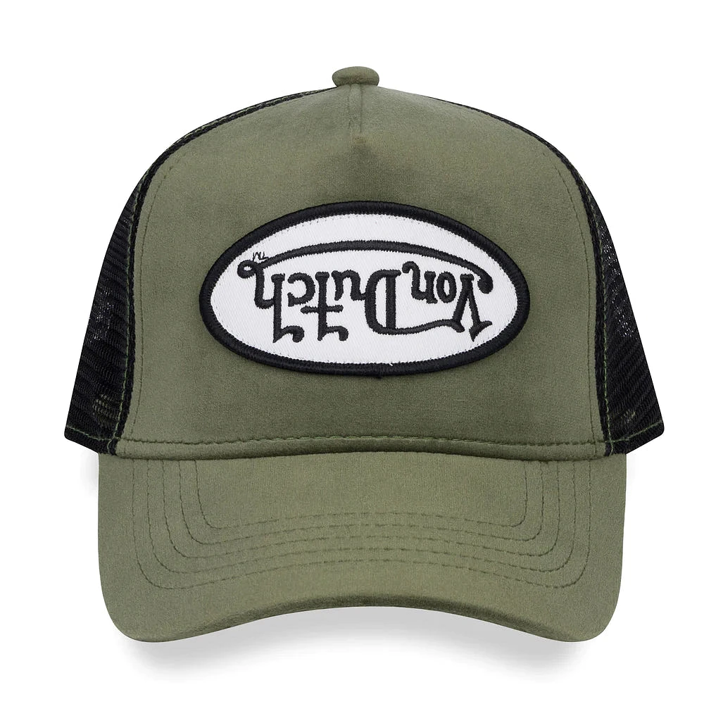 VON DUTCH GREEN TRUCKER WITH LOGO