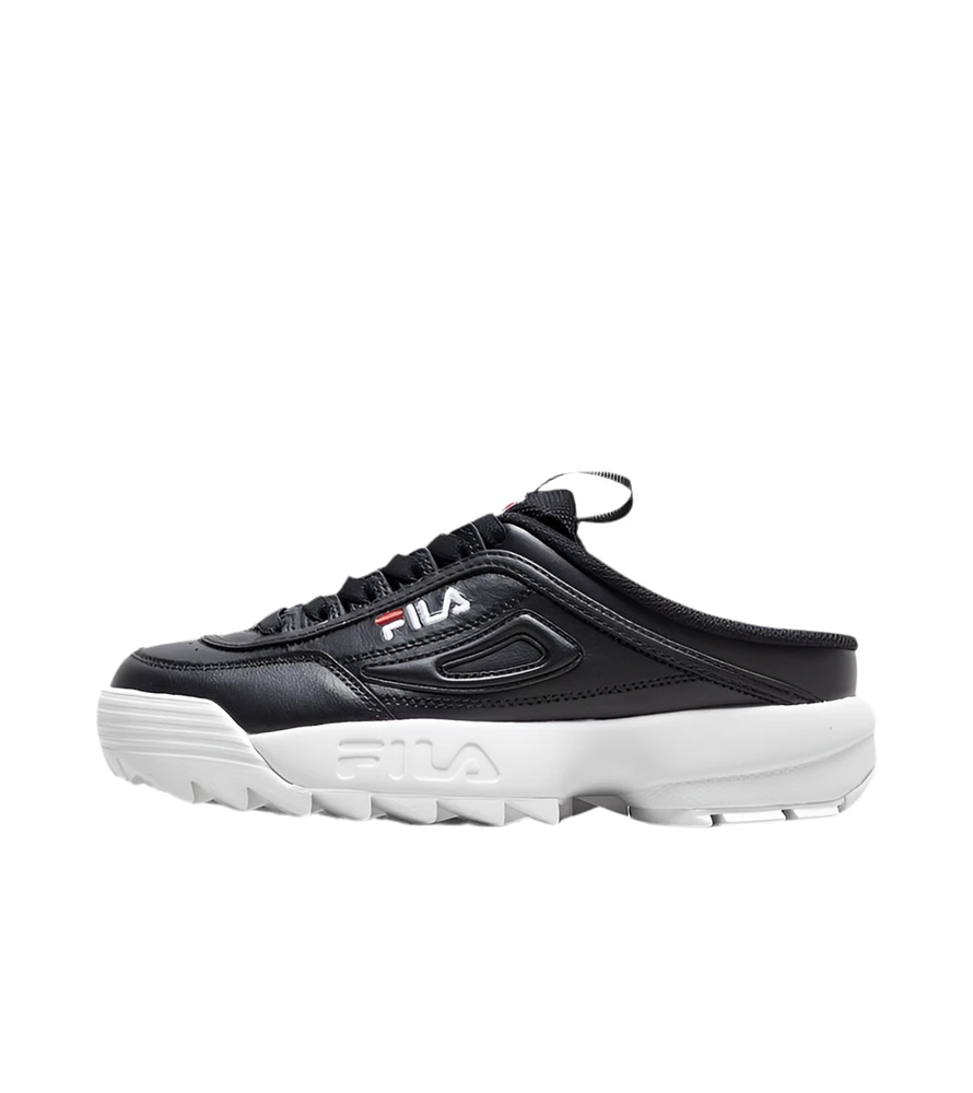 FILA: DISRUPTOR II BLACK MULE SNEAKER