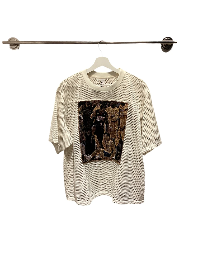 ANGEL GENTLE: TAPESTRY IVERSON MESH TOP