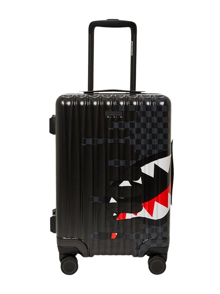 SPRAYGROUND: UNFINISHED SHARK LUGGAGE
