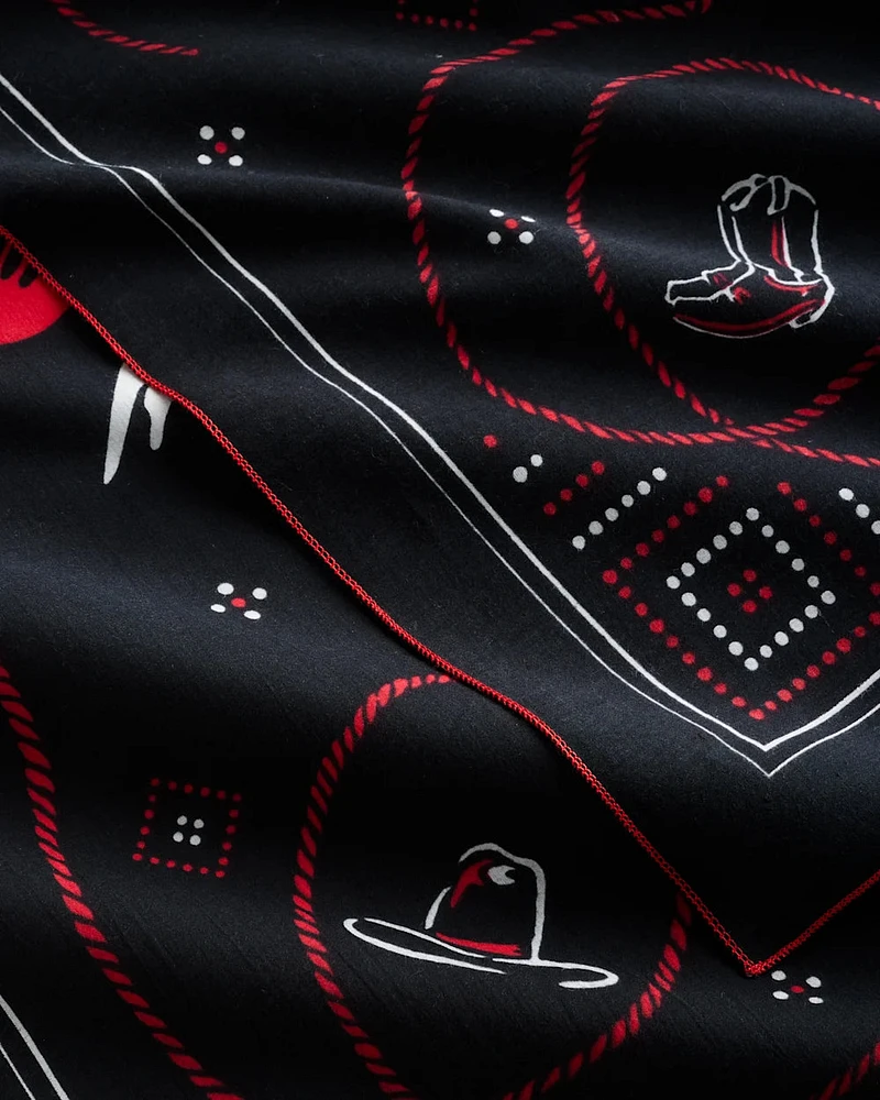 PENDLETON: COWBOY BLACK BANDANA