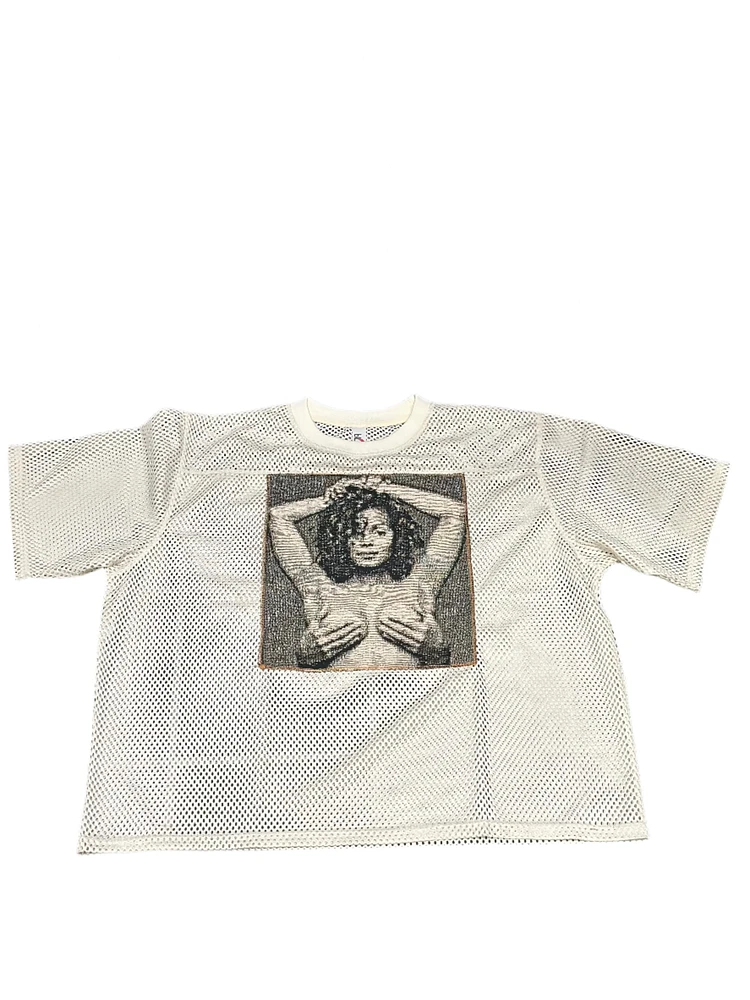 ANGEL GENTLE: JANET TAPESTRY JERSEY TOP