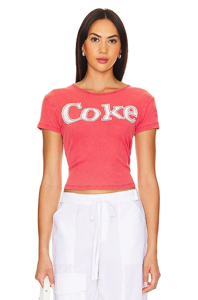 THE LAUNDRY ROOM: COKE PATCHWORK BABY RIB TEE