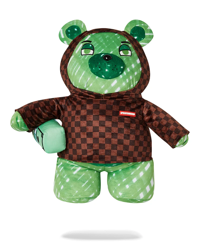 SPRAYGROUND: SHARKS IN PARIS FADE AWAY HOODIE MONEYBEAR TEDDYBEAR BACKPACK