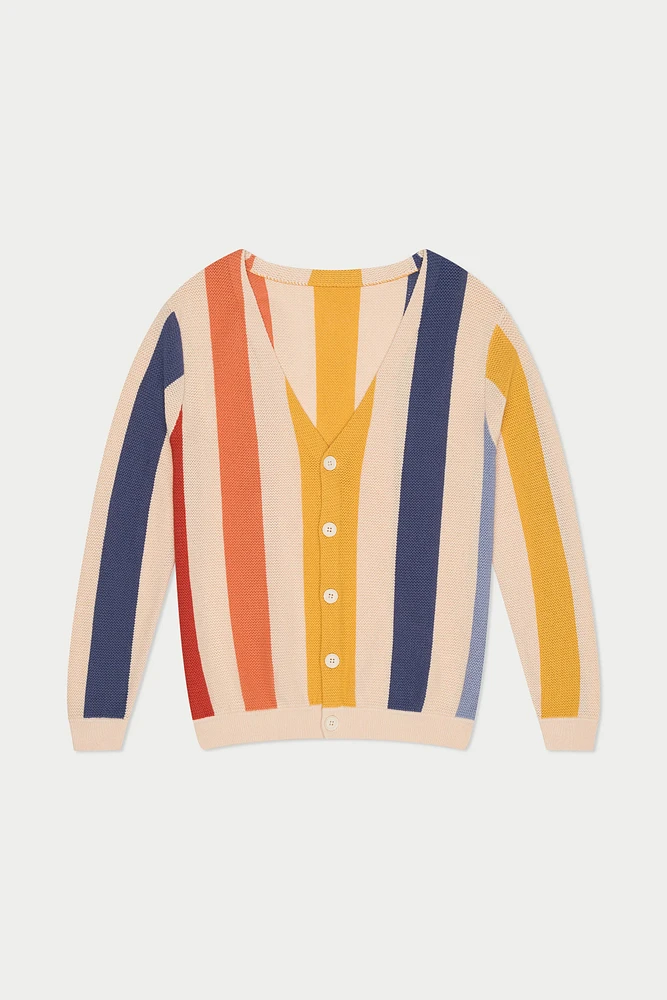 MAVRANS: STRIPED KNIT CARDIGAN