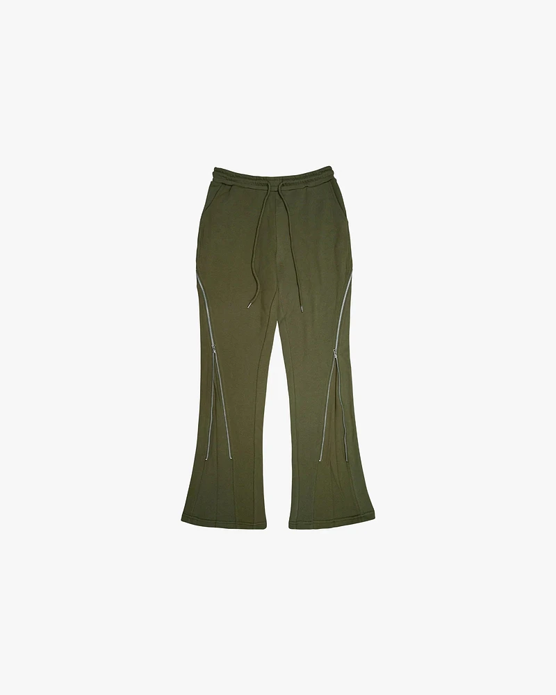 EPTM: ZIP FLARED SWEATPANTS