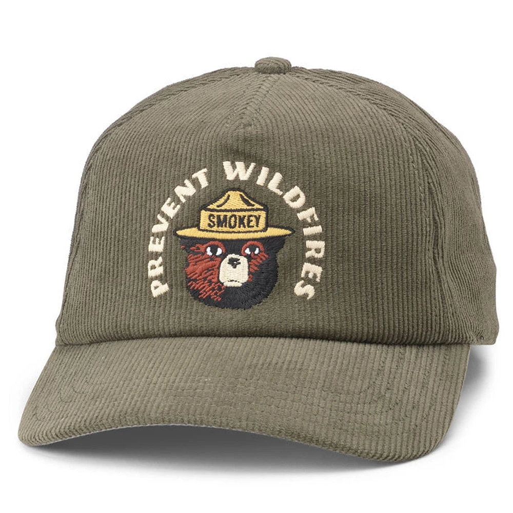 AMERICAN NEEDLE: SMOKEY THE BEAR ROSCOE CORDUROY