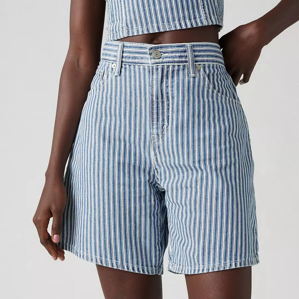 LEVIS: HIGH-RISE BAGGY SHORTS