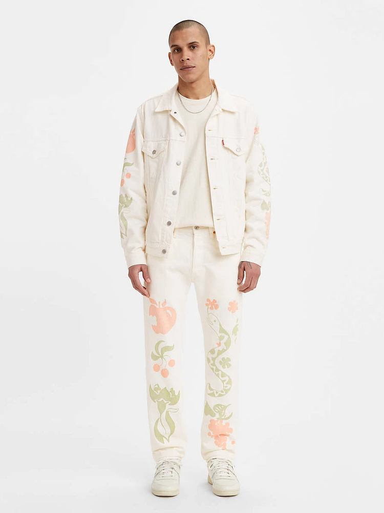 LEVIS PREMIUM: CRAZY LEGS OFF WHITE JEANS