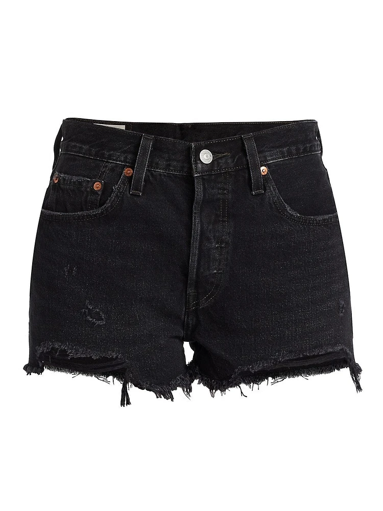 LEVIS PREMIUM: WISE UP 501 CUT OFF SHORTS