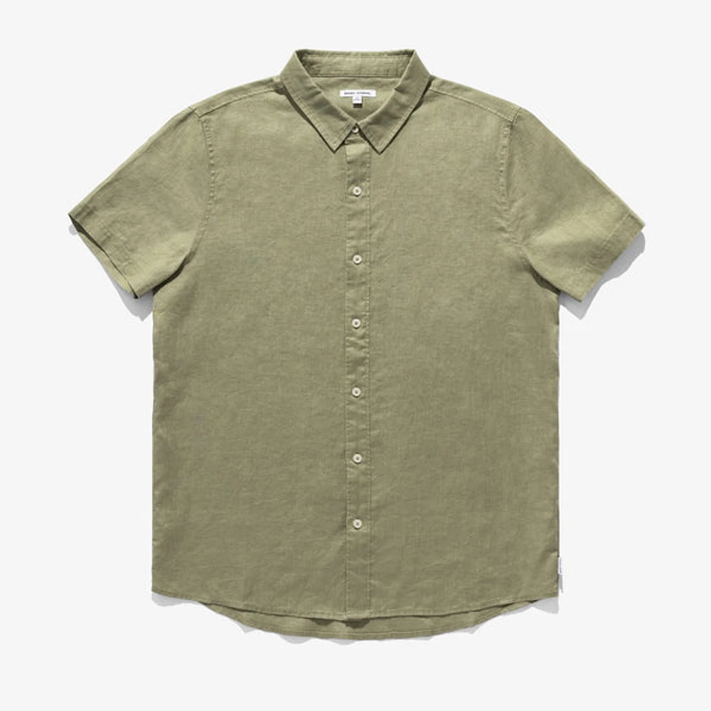 BANKS JOURNAL: HASTINGS S/S LINEN WOVEN SHIRT
