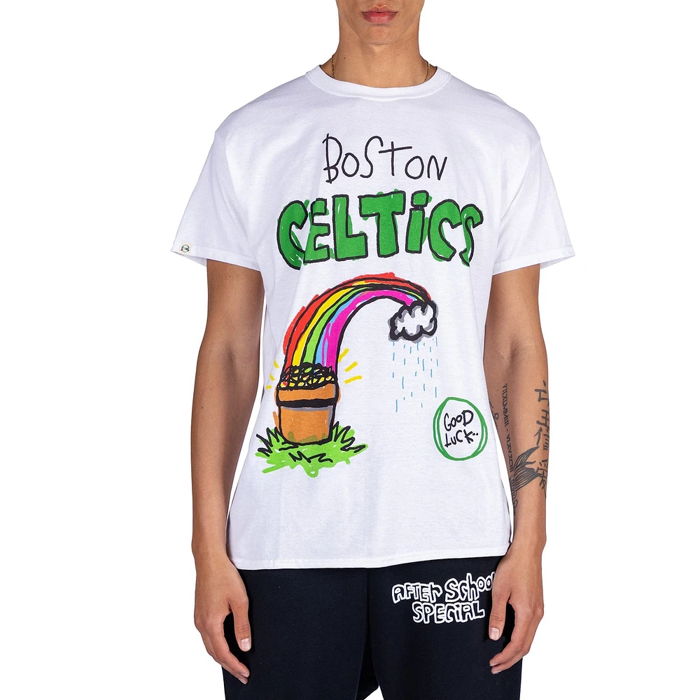 AFTER SCHOOL SPECIAL: BOSTON CELTICS WHITE TEE