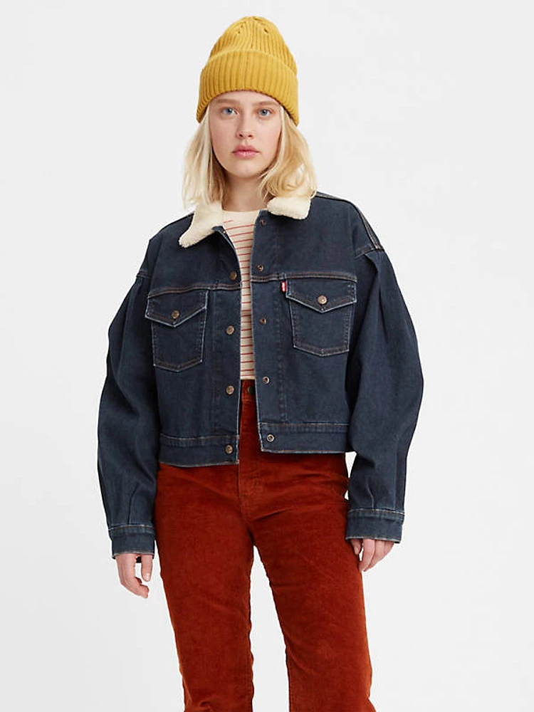 LEVIS PREMIUM: SHERPA DENIM JACKET