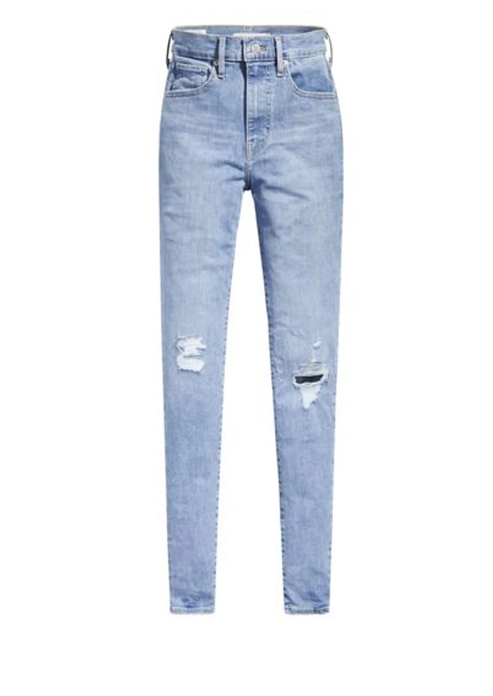 LEVIS PREMIUM: MILE HIGH SUPER SKINNY JEAN GALAXY FAR AWAY