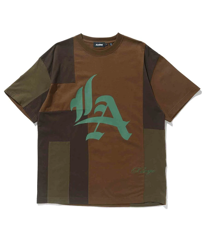 XLARGE: PATCHWORK SHORT SLEEVE TEE