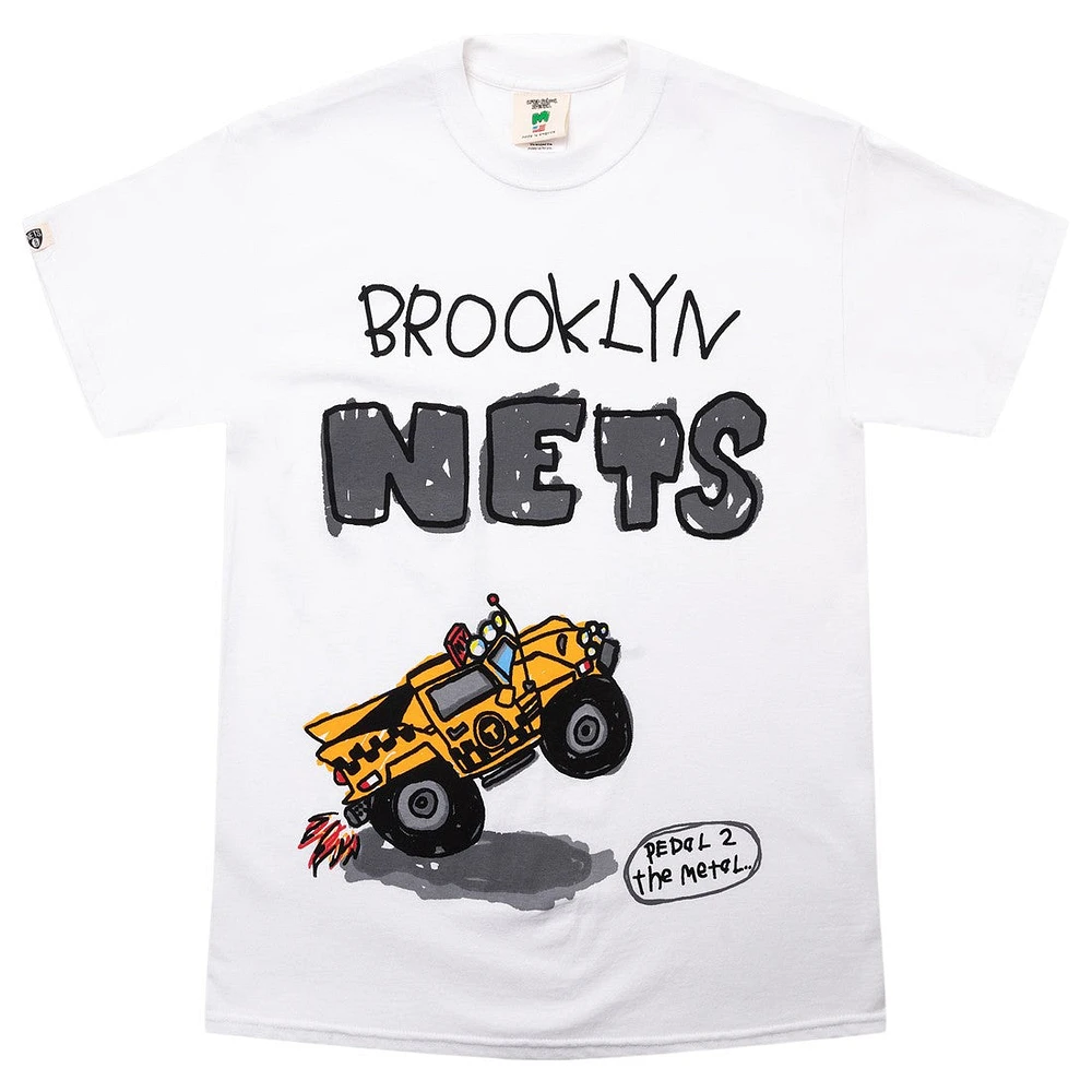 AFTER SCHOOL SPECIAL: BROOKLYN NETS WHITE TEE