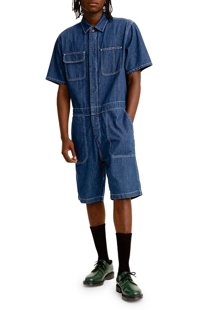 LEVIS PREMIUM: DENIM SHORTALLS