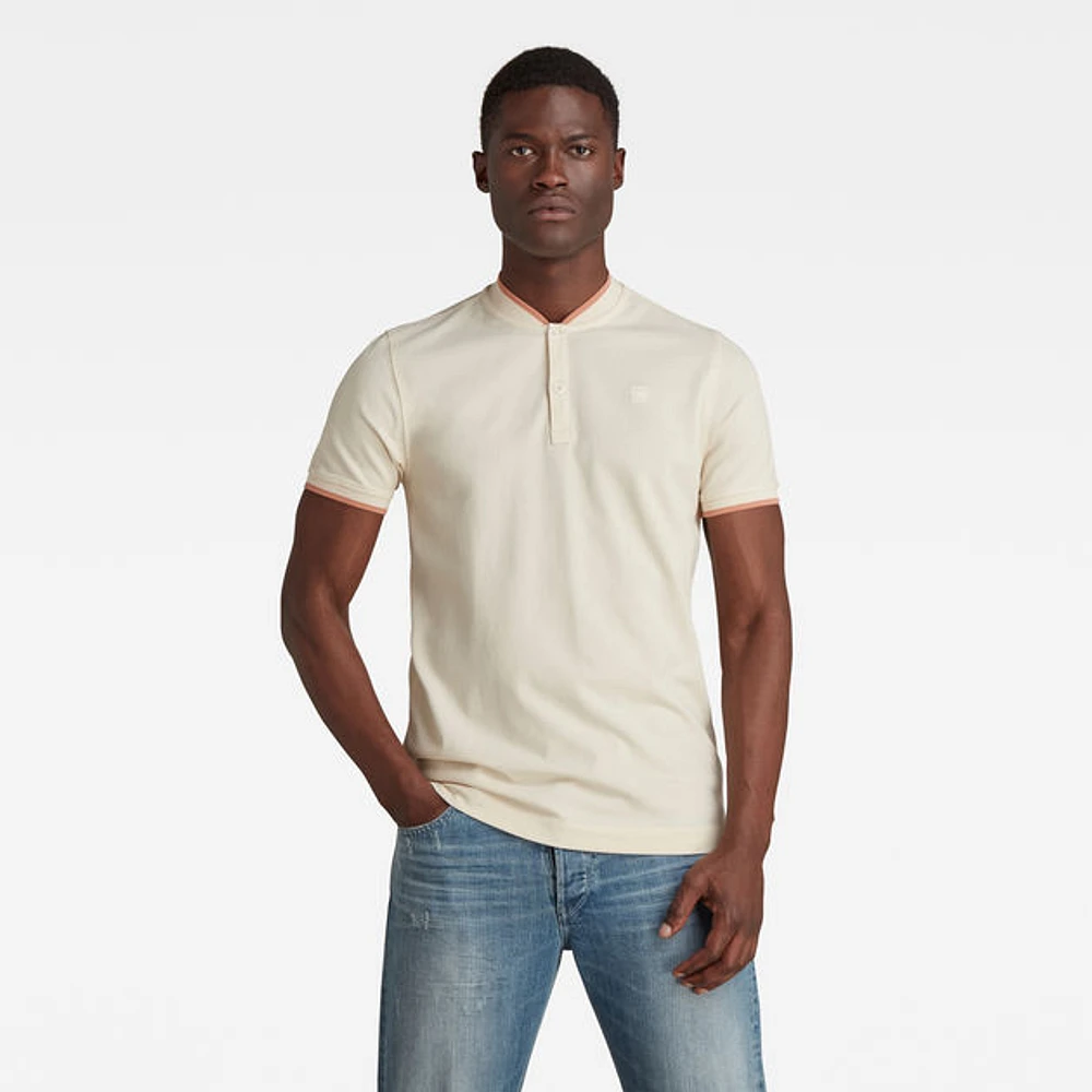 G-STAR: SPORT COLLAR SLIM POLO SHORT SLEEVE SHIRT